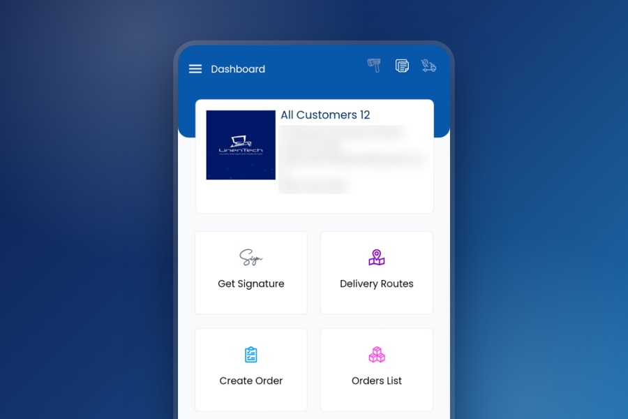 Linentech Routes app screenshot